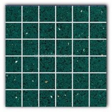 Gulfstone Quartz Emerald green sparkly mirror tile in 4.7x4.7cm Gulfstone Quartz Emerald green sparkly mirror tile in 4.7x4.7cm