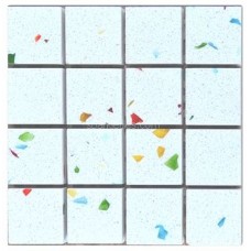 Gulfstone Quartz Tutti Frutti sparkly mirror tile in 2.5x2.5cm Gulfstone Quartz Tutti Frutti sparkly mirror tile in 2.5x2.5cm